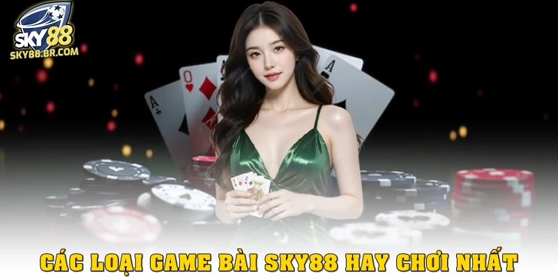 Các loại game bài Sky88 hay chơi nhất 